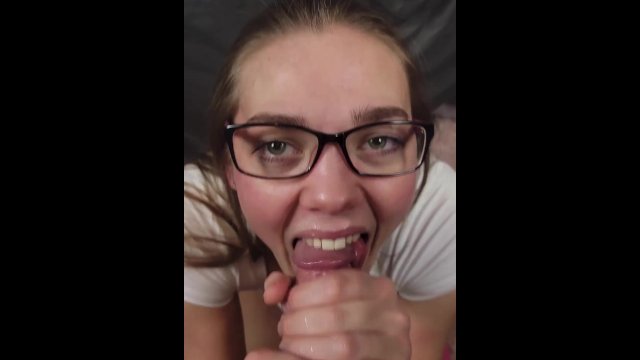 Hot Rave girl eats ass and gets a facial.