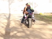 Preview 1 of HD- Layla Perez got so turned on by the bike ride, she returned the favor with some sloppy head