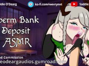 Preview 2 of Sperm Bank Deposit ASMR (Gumroad)