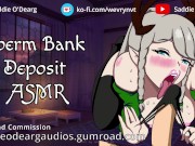 Preview 4 of Sperm Bank Deposit ASMR (Gumroad)