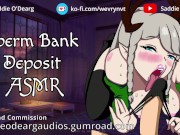 Preview 5 of Sperm Bank Deposit ASMR (Gumroad)