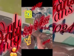 Light Ride D Twerk and Feet Shower Soap Show TEASER (AMSR Included) *More 2 Cum*