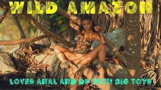 野生亚马逊莫妮卡福克斯喜欢肛门和双渗透与大玩具显示大脱垂