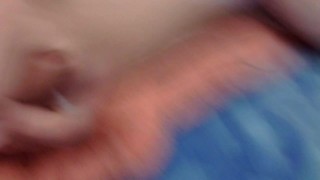 horny teen cums all over