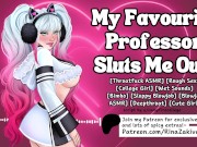 Preview 2 of Cute College Girl Becomes Professor's Fucktoy! Roleplay ASMR 🤍 ERP 🤍 Audio Porn 🤍 Cute Moaning