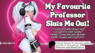 Cute College Girl Becomes Professor's Fucktoy! Roleplay ASMR 🤍 ERP 🤍 Audio Porn 🤍 Cute Moaning