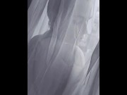 Preview 1 of Teasing you behind a veil revealing my asshole