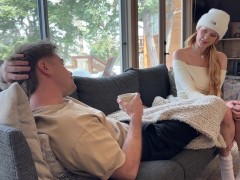 Keeping my sister's bff warm with my dick in a snowy cabin - Screenshot 3 of 16 - Intimate Sex