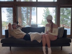 Keeping my sister's bff warm with my dick in a snowy cabin - Screenshot 4 of 16 - Freckles