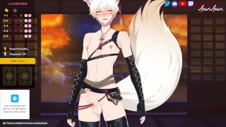 femboy vtuber gets his cock played with while gaming [M4M Roleplay]