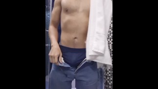 Colombie aéroport après avoir pris une douche dans la salle VIP