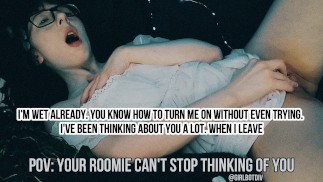 Audio RP Ваш сосед по комнате не может перестать думать о вас GFE POV