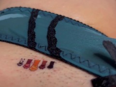 Temporary Tattoo on My Young Body! You must watch this!
