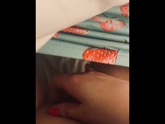 Couldn’t resist the urge to play with myself before bed. Made myself cum