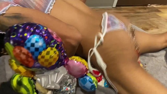 Hot Tgirl leaves a Mark on Her Fat Ass After She Does This