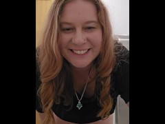 Milf Flashing Tits and Ass in Public Restroo. 16/16