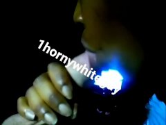 REMASTERED - Sexy ebony Haitian 🇭🇹 MILF loves sucking horny white guy dick