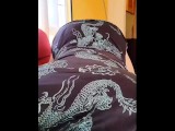 Loving my new Chinese cheongsam dress and practicing my arch