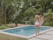 Preview 6 of Melisa Mendini Walking around the pool