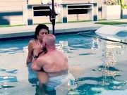 Preview 1 of Johnny Sins - Incredible Pool Sex
