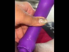 Sexy toy thrusting throbbing pussy - Screenshot 13 of 16 - Cum