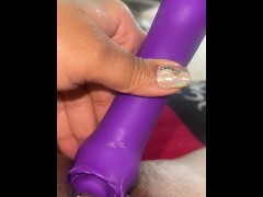 Sexy toy thrusting throbbing pussy - Screenshot 15 of 16 - Waxed Pussy