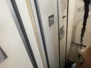Preview 2 of Look how I pee on my trip to Europe, I was on the plane
