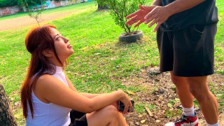 Fucked by a stranger after being offered money in the street - Cum in the mouth of MilanRodriguezx