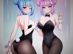 Two Girls Have a Farting Competition