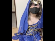 Preview 5 of Japanese crossdresser dancer anal masturbates with dildo