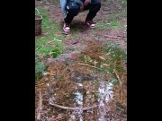 Preview 1 of piss in the woods