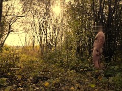 Lots of car traffic and dick flashing as drivers watch.