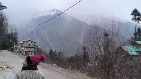 Coup d’une nuit baise à la montagne