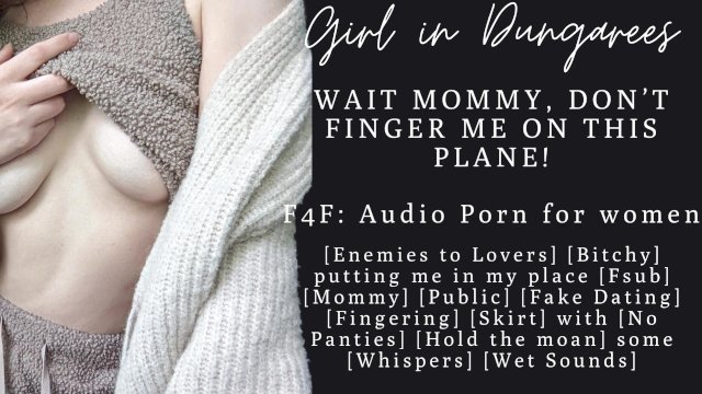 F4F  ASMR Audio Porn for women  Be careful with your hands, I'm not wearing panties!  Public Play