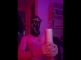 Fleshlight gives teen eye rolling orgasm