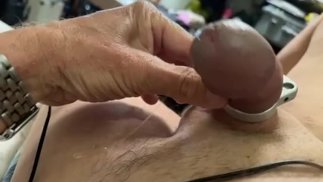 Estim cockring , moaner anal electrode