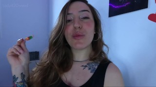 YUMMY I'M COMING! lADY 420 Female Orgasm Candy Fantasy POV