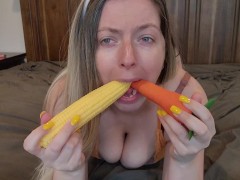 Carrot  and Corn Dildo Review | LoveBirdVibe