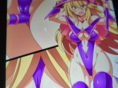 Dark Magician Girl from Yugi-oh using wand JIZZ TRIBUTE