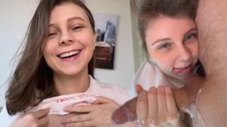 SHE COULDN`T WAIT FOR HIM TO CUM