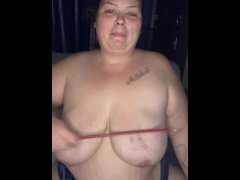 Caning big tits