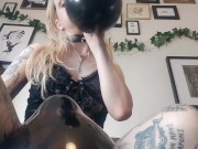 Preview 5 of Blowing sexy goth balloons