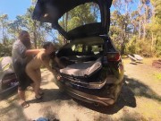 Preview 2 of Camping Fantasy, Hot Babe Gets Creampied at Campsite