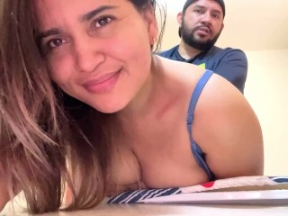 Buena Cogida a Mi Cuñada Colombiana De Enorme Culo Cuando Se Va Mi Hermano (sexo Amateur)
