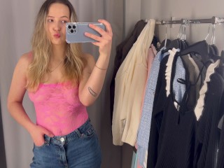 See through Transparent Clothing Haul