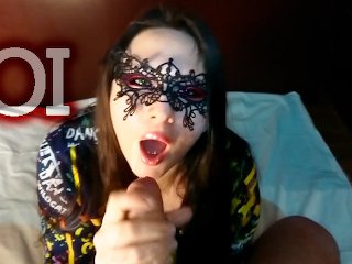 Screen Capture of Video Titled: Инструкция по дрочке на русском для начинающих! Грязные разговоры :)