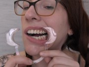 Preview 4 of Sloppy Drooling Mouth Fetish w/Cheek Spreader