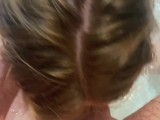 Blowjob and sex in jacuzzi with cream pie end