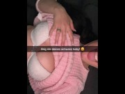 Preview 6 of 18 year old girlfriend cheats with her stepbrother brother and sends it to him on snapchat