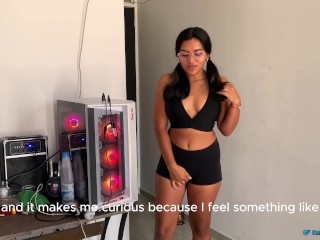 I turn my innocent stepsister into a whore